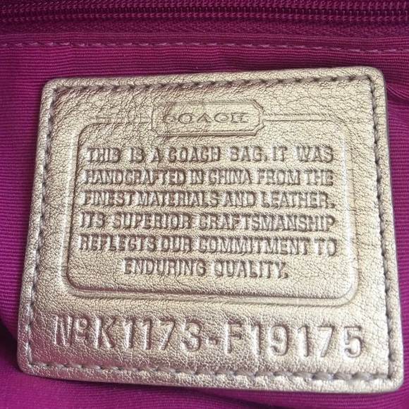 Coach Peyton Tattersall Crossbody/Shoulder/Messenger Bag w/Adjust. Length Strap - Picture 10 of 13